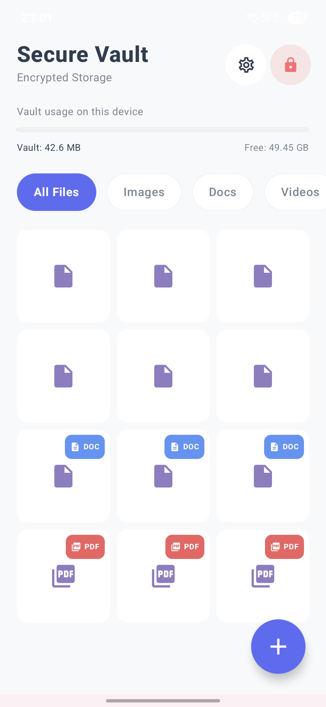 Lihenium secure vault